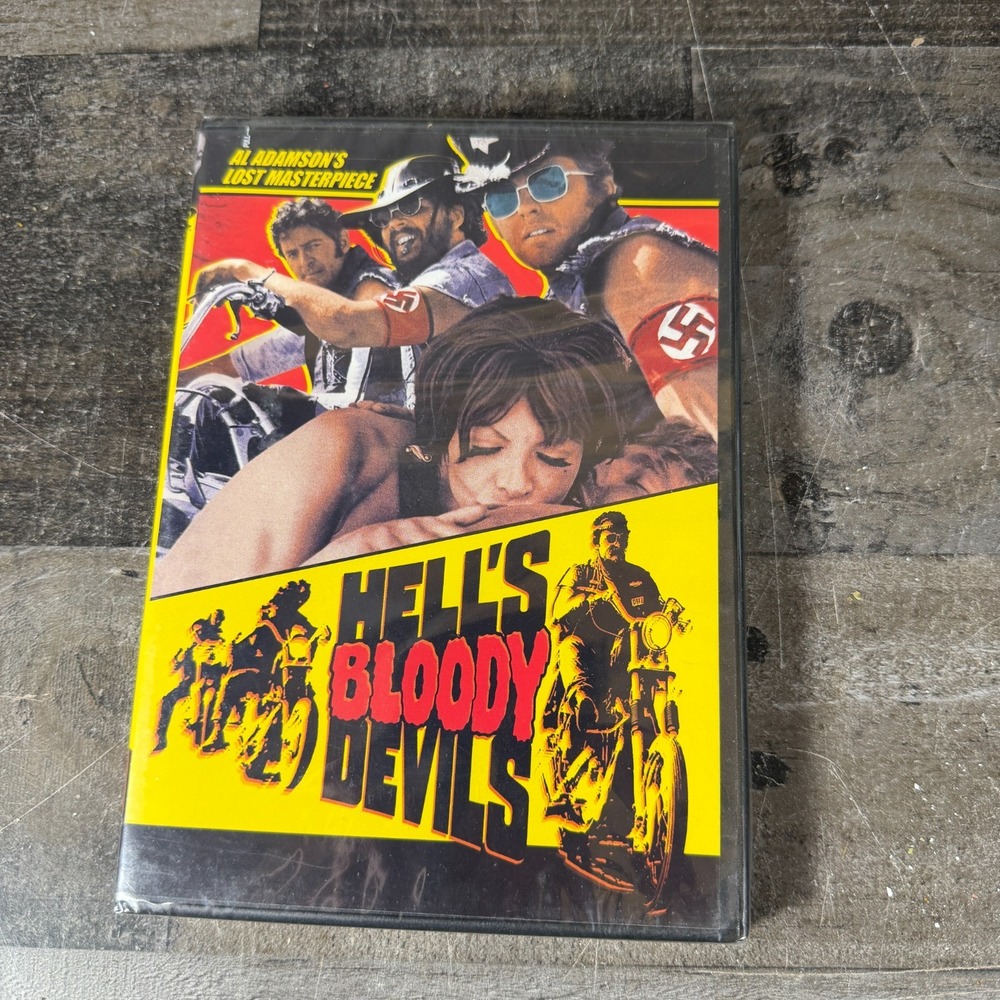 Hell's Bloody Devils DVD 1970 Al Adamson Guilty Pleasures Biker Movie Rare OOP